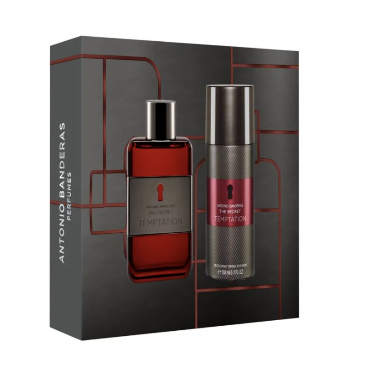 Set Banderas The Secret Temptation 100ml + Desodorante 