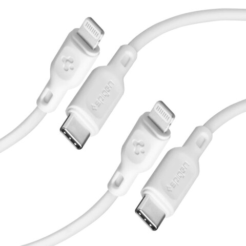 Spigen cable USB-C a Lightning x 2 White Spigen cable USB-C a Lightning x 2 White