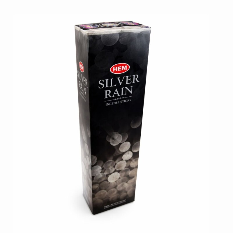 INCIENSO HEM HEXAGONAL LARGA CAJA X6 Lluvia De Plata