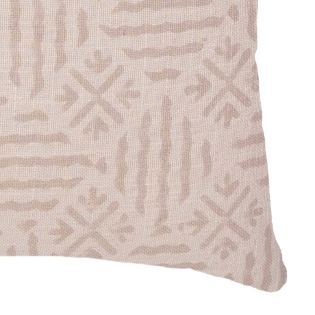 ALMOHADÓN ATIENZA 45*45 ALGODON BEIGE/TAUPE