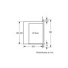 Microondas de empotrar Bosch BEL523MS0 20 L Microondas de empotrar Bosch BEL523MS0 20 L