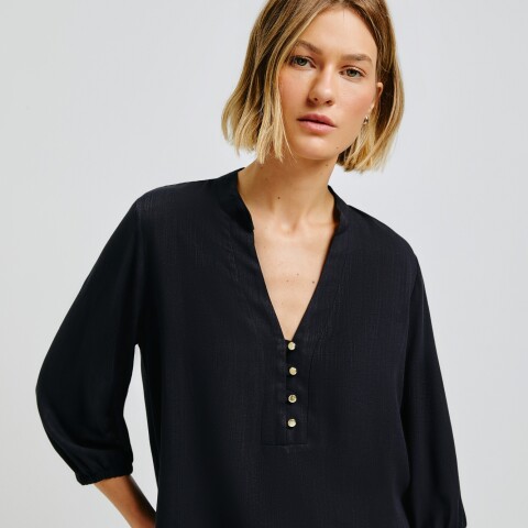 BLUSA FEM PRETO ESCURO