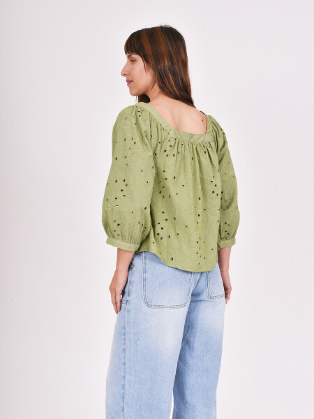 BLUSA TORINO OLIVA