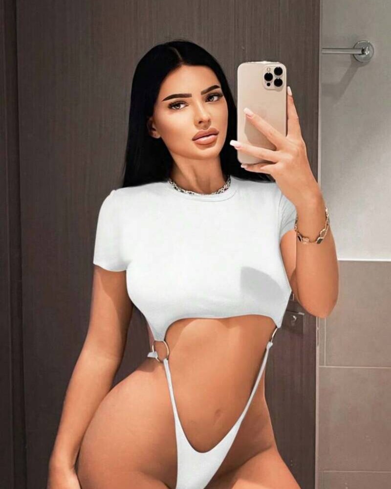 BODY CON ARO BLANCO