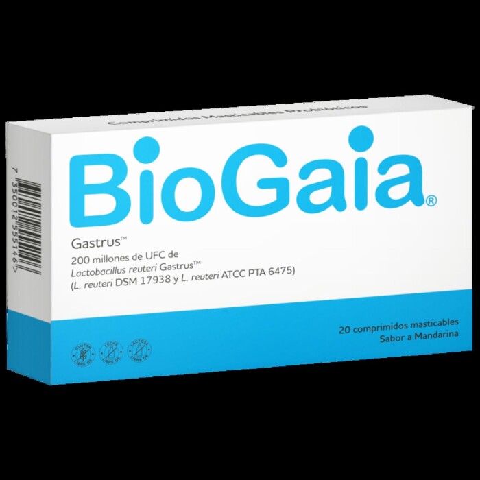 BIOGAIA GASTRUS CJ X 20 COMP. MAST. única