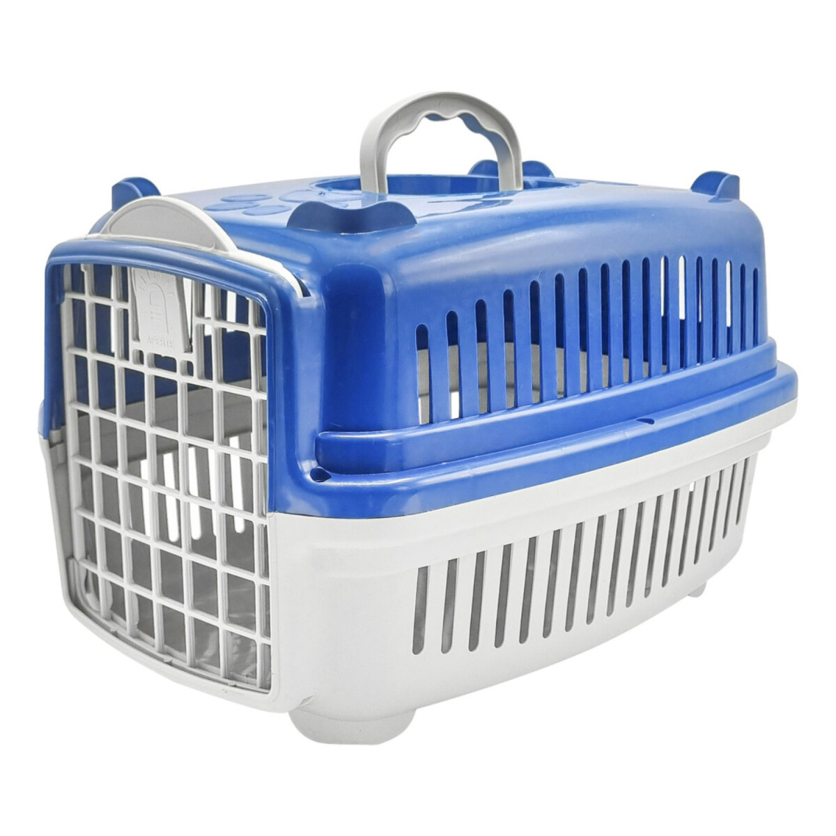Transportadora Rígida Para Mascotas N1 Perro Gato Resistente - Variante Color Azul 