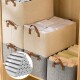Organizador Plegable Con Estructura Metálica Almacenar Color Beige Organizador Plegable Con Estructura Metálica Almacenar Color Beige
