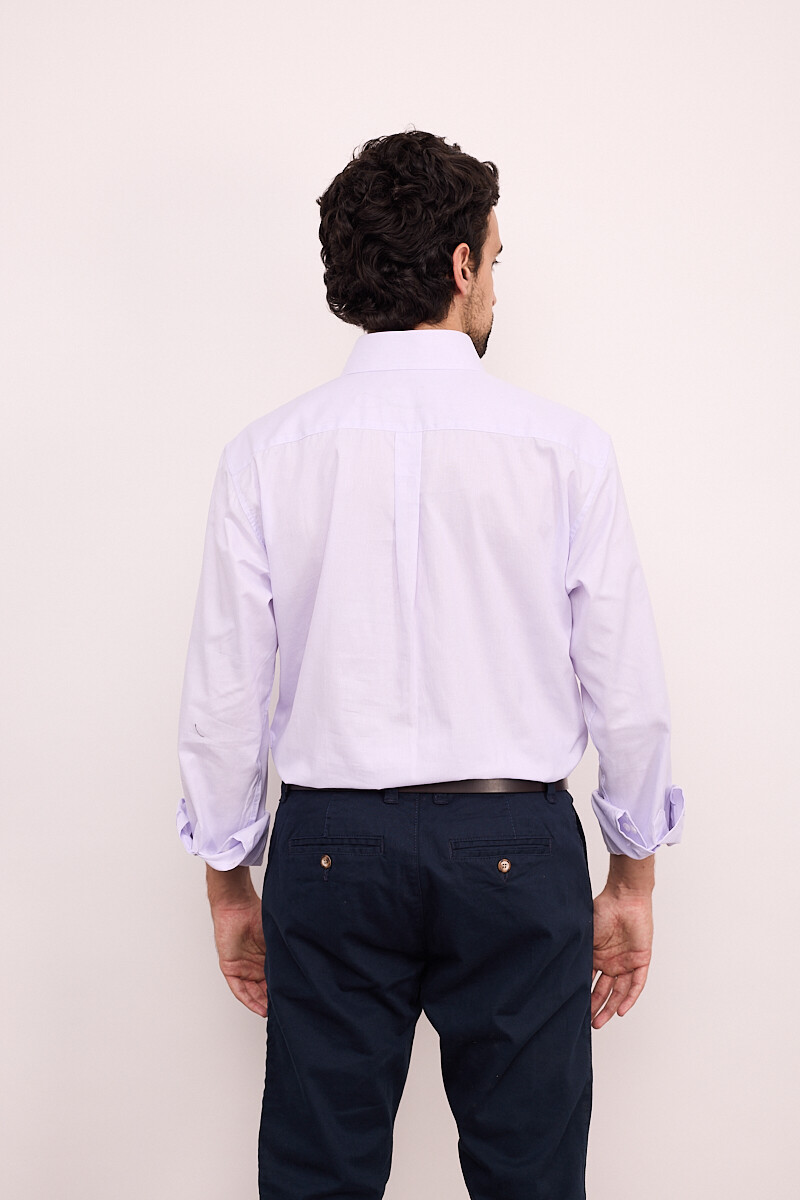 Camisa Rayada Brixton Purple Stripes