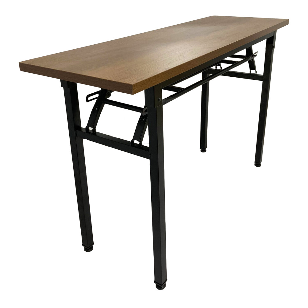 Escritorio Plegable Con Silla Incluida Marrón oscuro