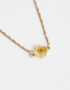 Cadena Corta con Dije Birthflowers Cortos Con Birthflowers - Dorado