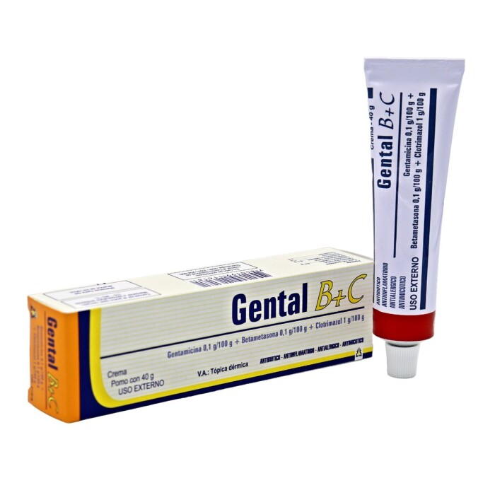 GENTAL B + C CREMA DERMICA POMO X 40 G. única
