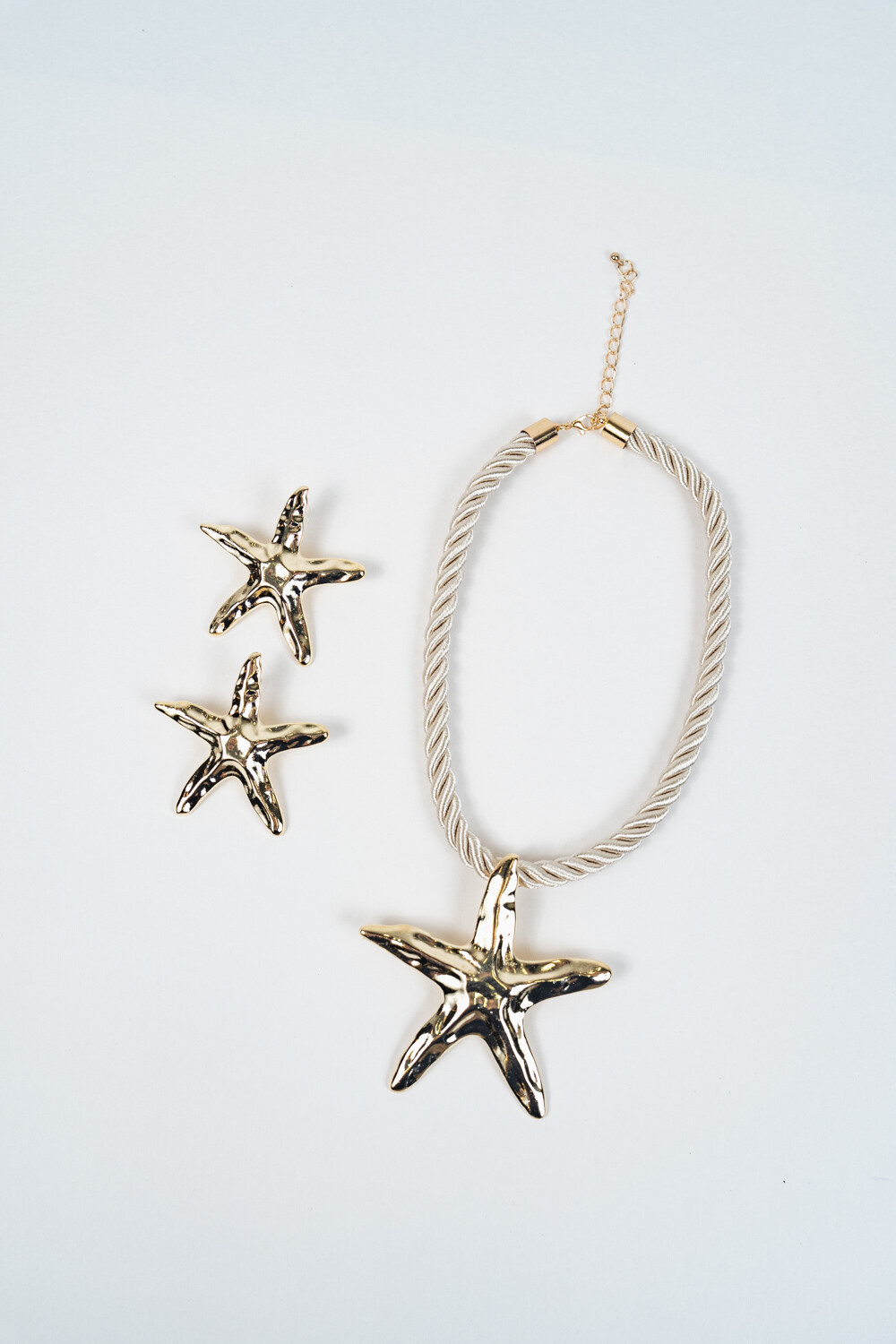 Collar Set Collar Y Caravanas Estampado 1