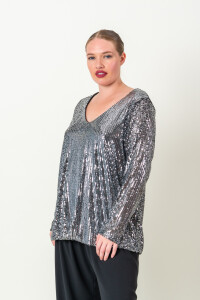BLUSA SOLANGE Plateado