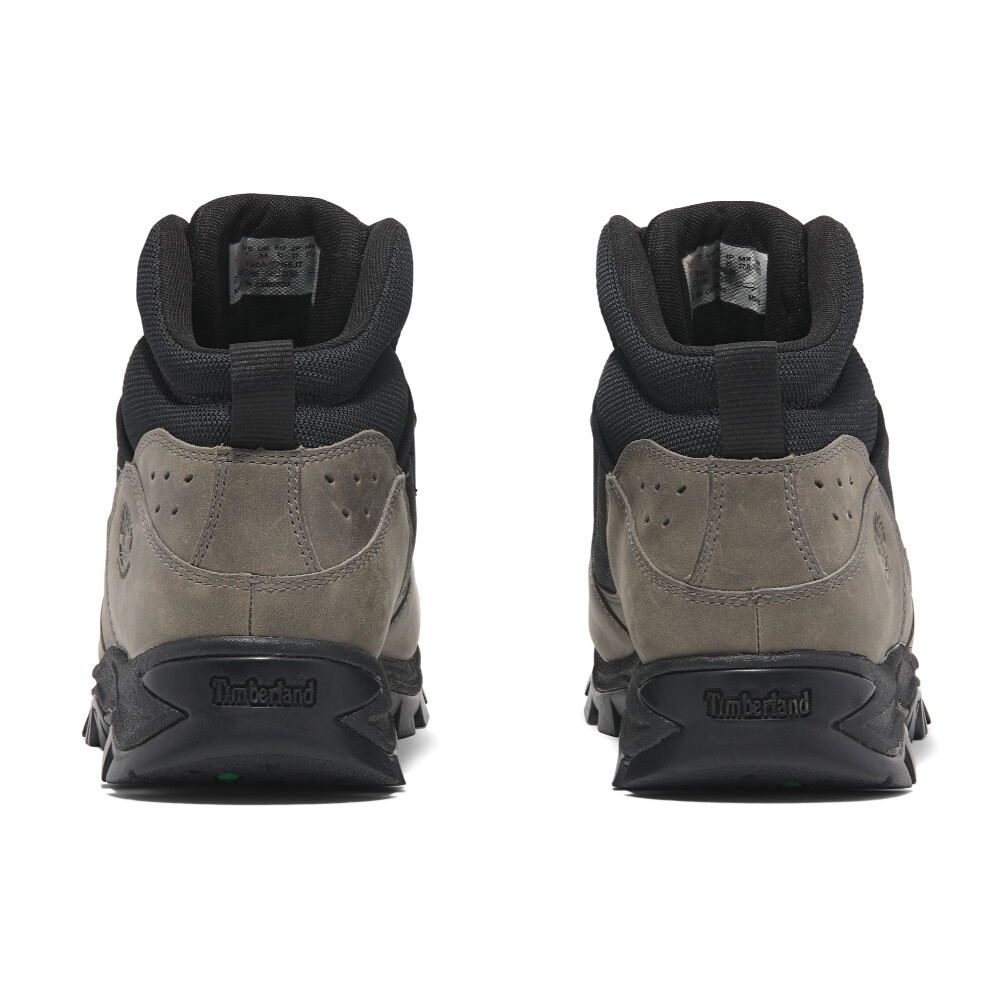Botas Mid Lace Up Waterproof Hiking Hombre Black Mesh W Md Grey