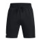 UA Rival Fleece Shorts-GRY BLK-001