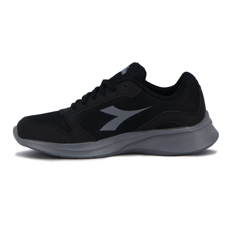 Diadora Champion Hombre Running ROBIN 4 Negro-Gris Oscuro