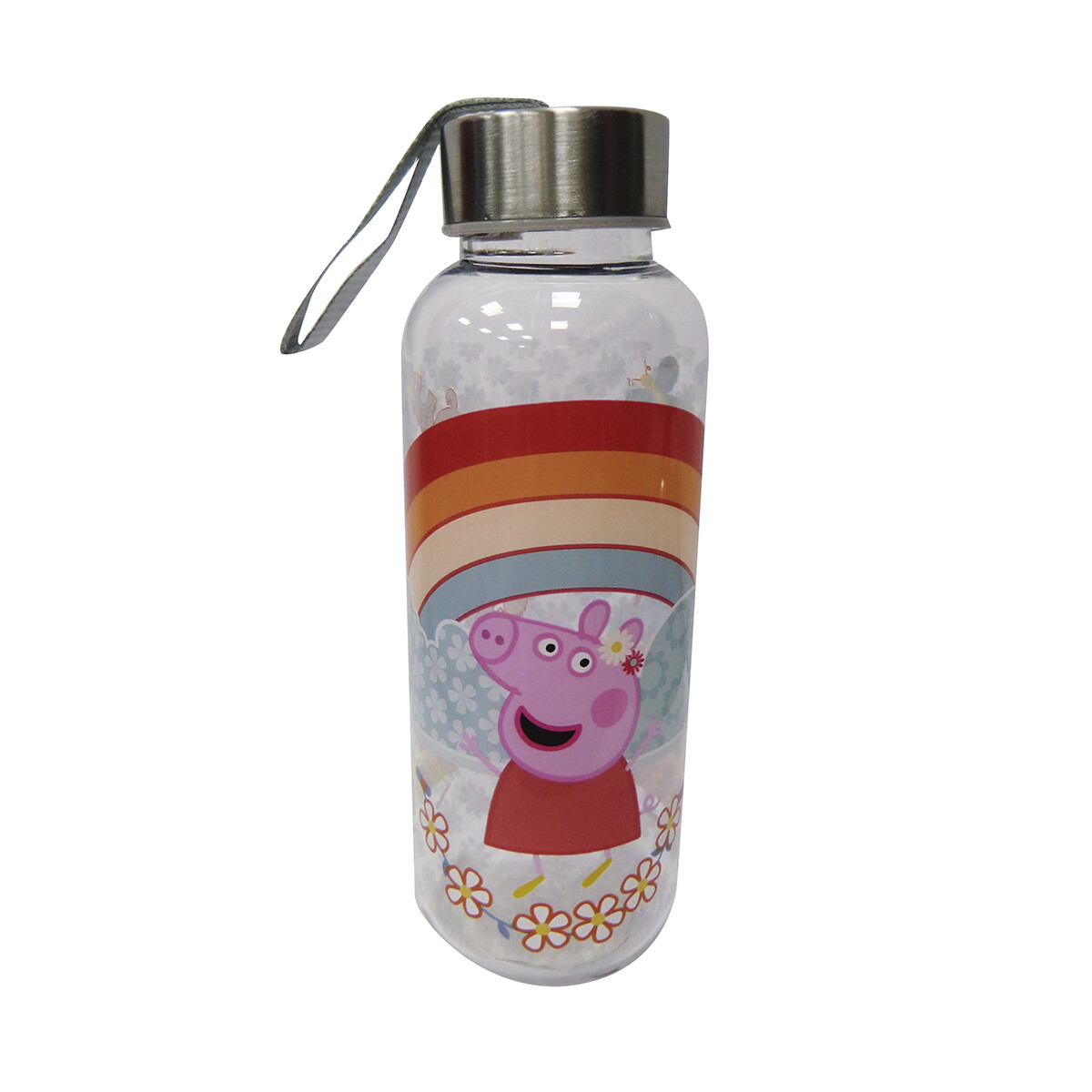 Botella Peppa Pig de Plástico con Tapa de Metal 350 ml 