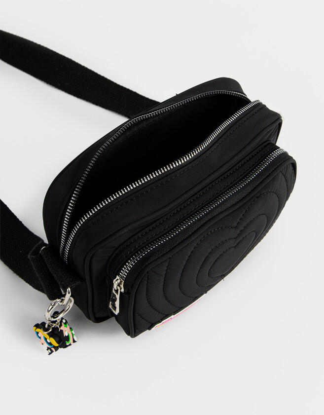 Marroquinería Licencias Bandolera Con Charms "chicas Superpoderosas" - Combinacion Multicolor