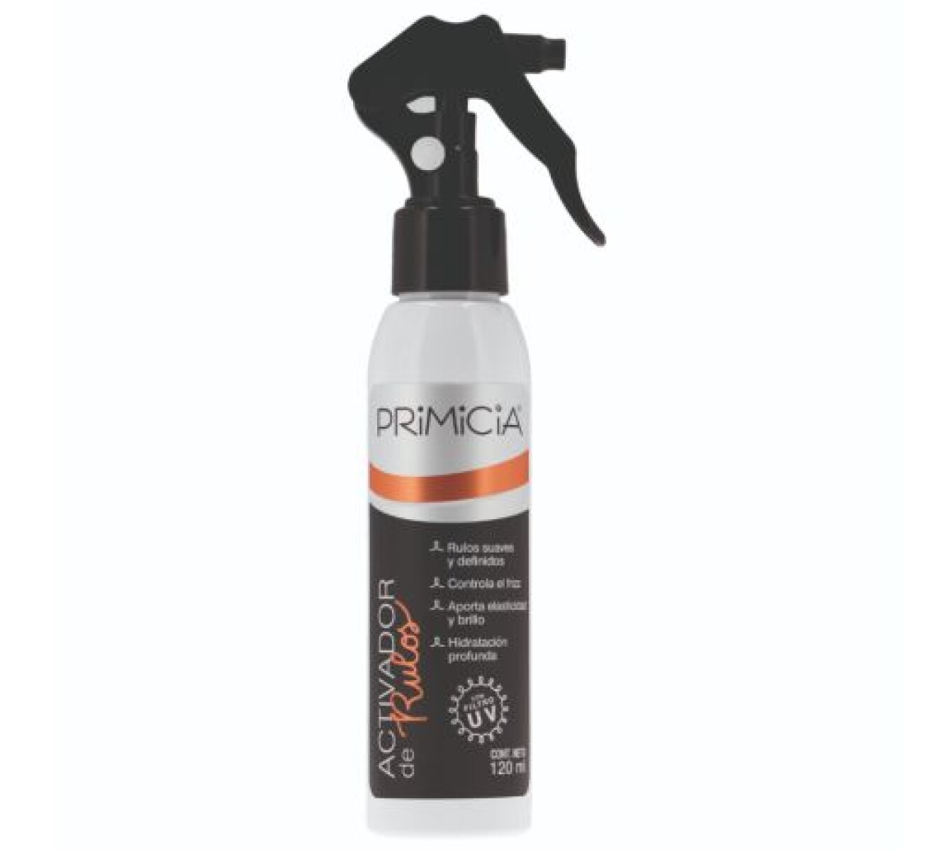 Primicia Activador de Rulos 120ml – Definición y Rizo Duradero 