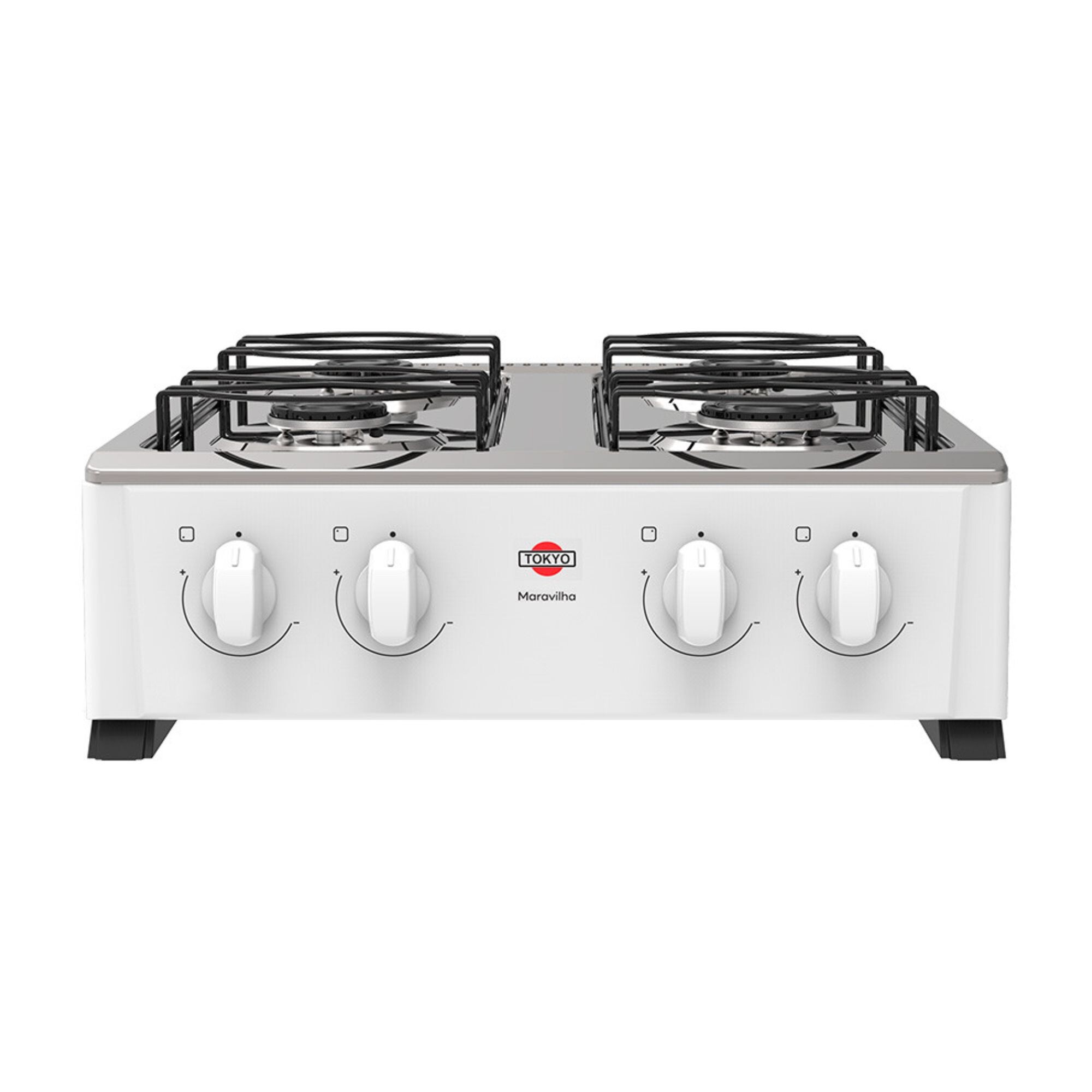 Cocina Gas Tokyo Maravilha 4H Blanco / Inox