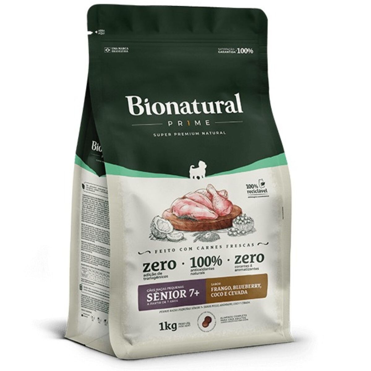 BIONATURAL PERRO SENIOR RAZA PEQUEÑA 2.5 KG 