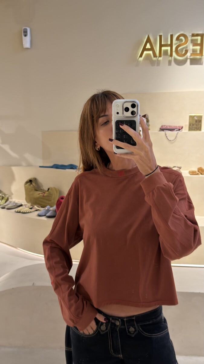 Remera NewPatch - Marron 