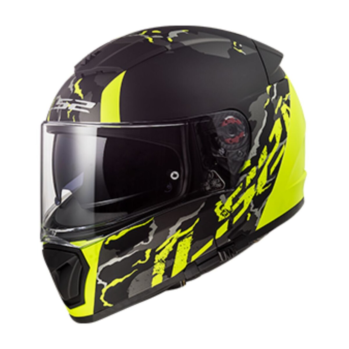 Casco LS2 Breaker FF390 - Negro mate con amarillo 