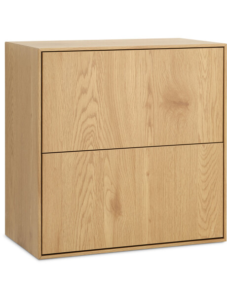 Librería GEDSER 2 cajones color roble Librería GEDSER 2 cajones color roble