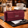 Billetera de Dama en Eco Cuero Merlot