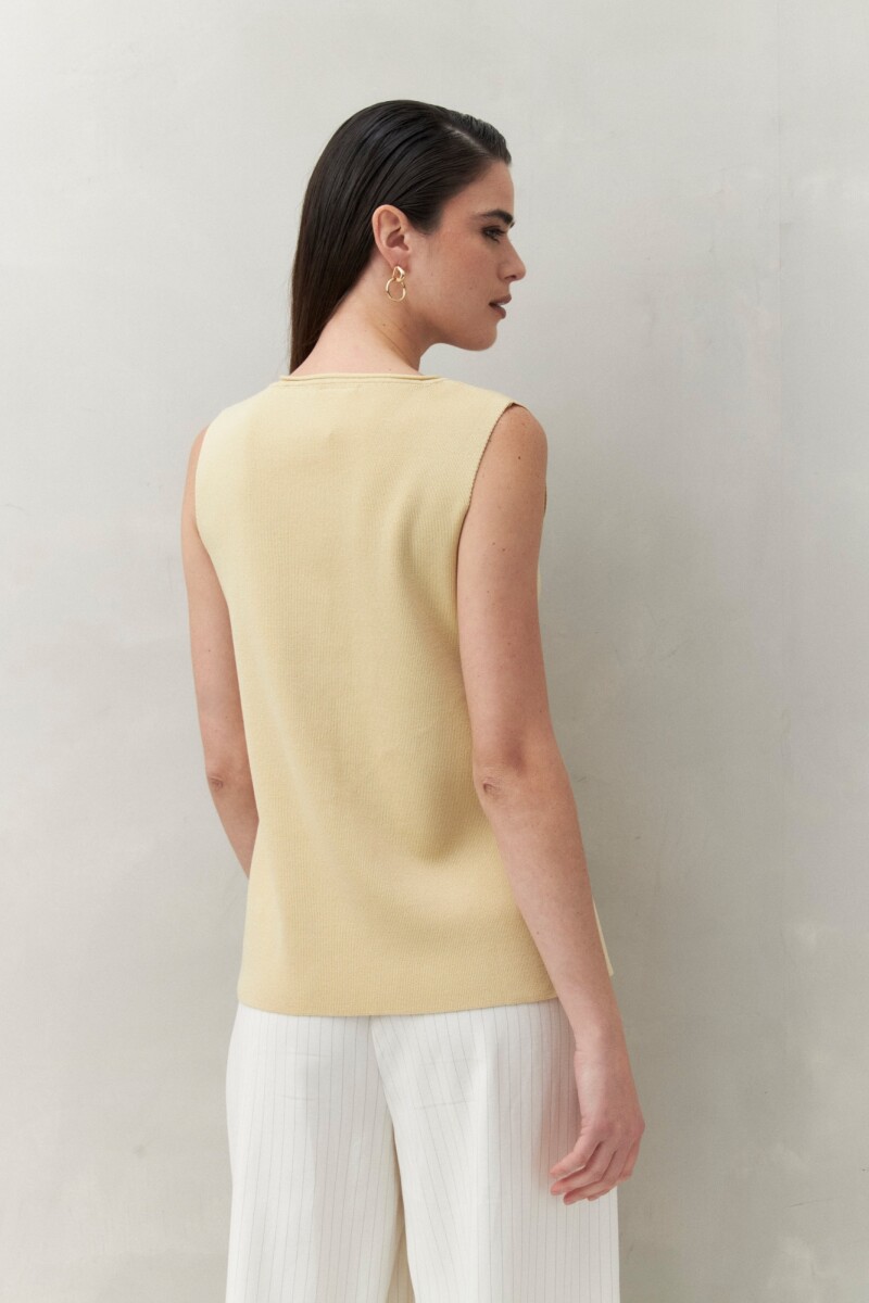 CHALECO SALVA AMARILLO PASTEL