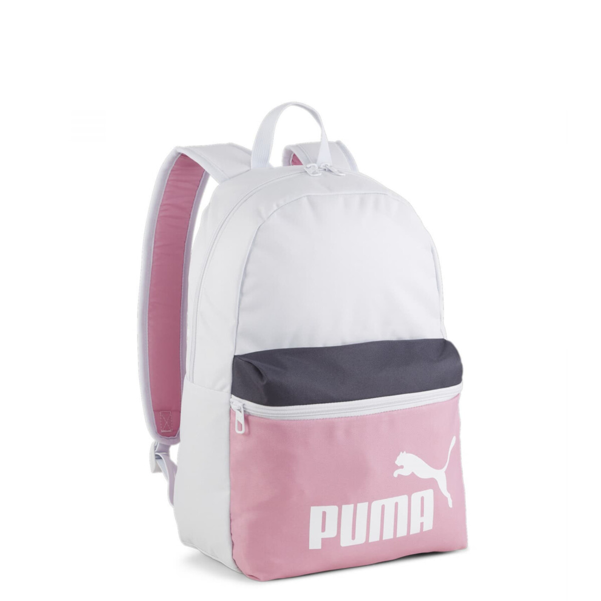 Mochila Puma Colorblock - Gris - Rosado - Blanco 