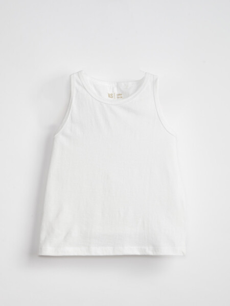 Musculosa nudo espalda Blanca