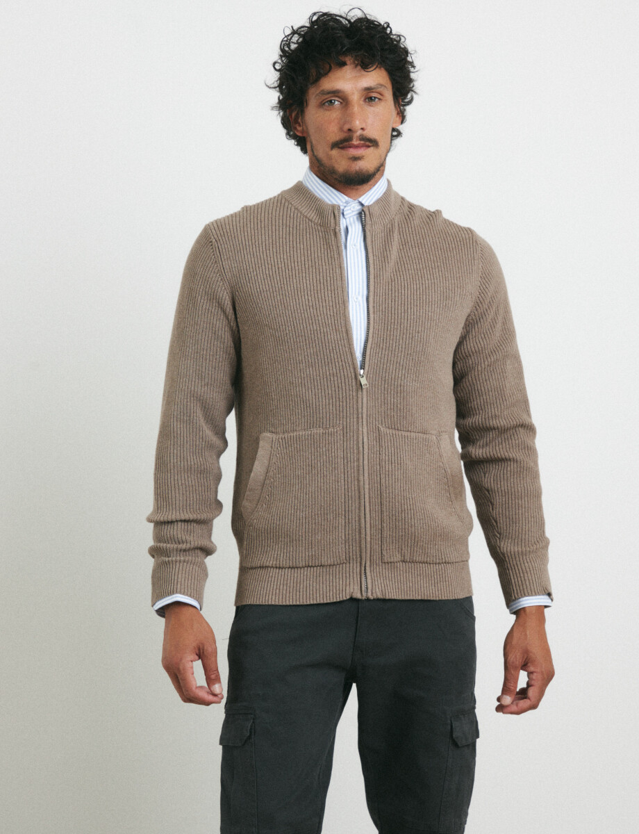 CARDIGAN HARRY - Tostado 