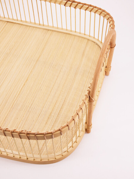 BANDEJA CON ASAS NATURAL