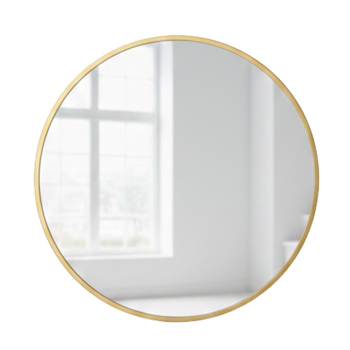 ESPEJO RED C/MARCO DORADO 60X60CM 