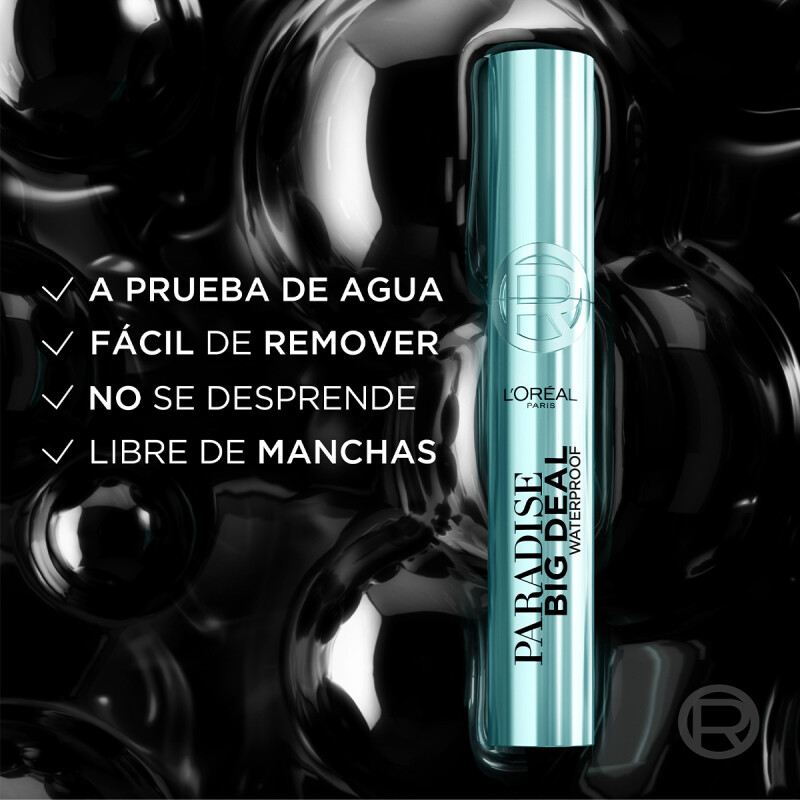 Mascara De Pestañas L'oreal Paradise Big Deal Black Waterproof Mascara De Pestañas L'oreal Paradise Big Deal Black Waterproof