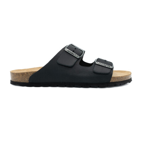 SANDALIAS VENET - CUERO PARIS NEGRO