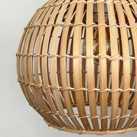 Lámpara colgante campana bambú Ø40cm IX9140
