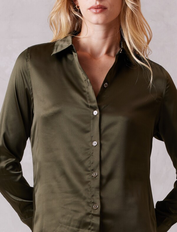 Camisa Saten OLIVA
