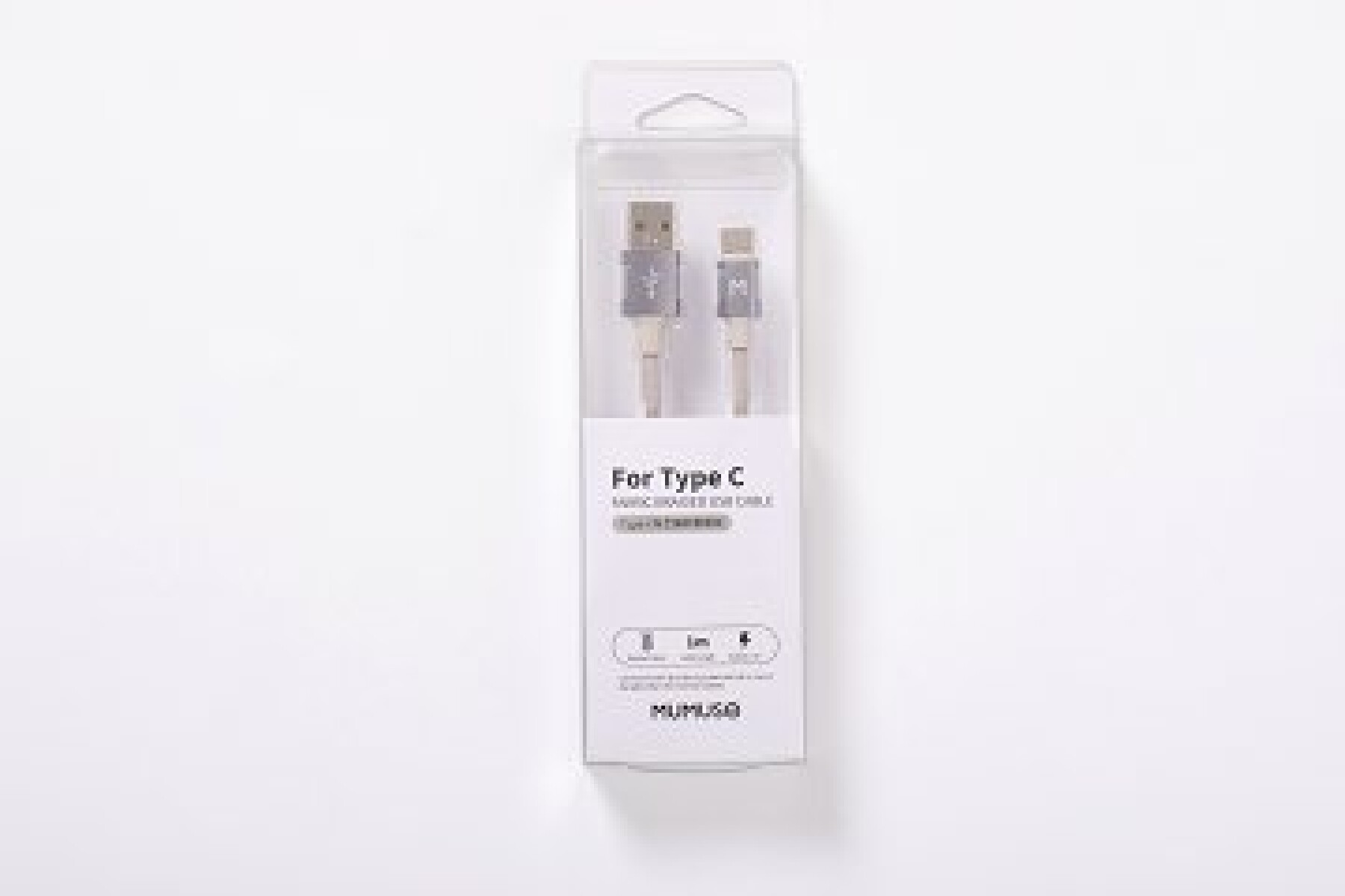 CABLE USB TRENZADO DE TELA TIPO C (2.1 A-GRIS) 