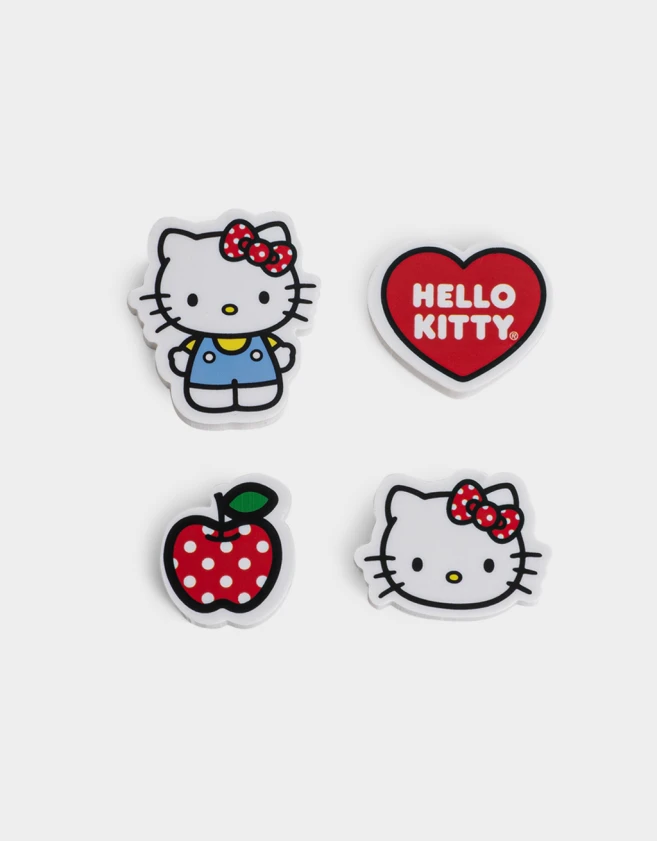 Útiles Varios Licencias Set De Gomas De Borrar "hello Kitty" - Combinacion Multicolor