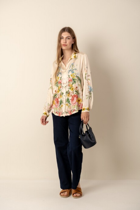 Blusa estampada Brey