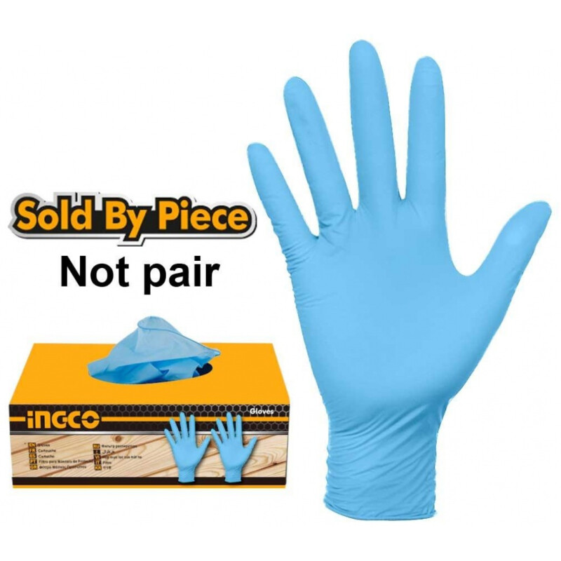 GUANTE DESCARTABLE NITRILO INGCO HGNG02-L CAJA X 100 GUANTE DESCARTABLE NITRILO INGCO HGNG02-L CAJA X 100