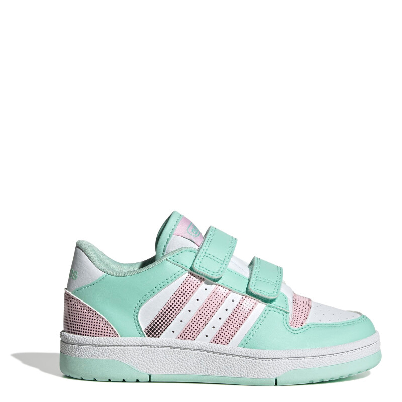 Championes de Niños Adidas Break Start Blanco - Menta