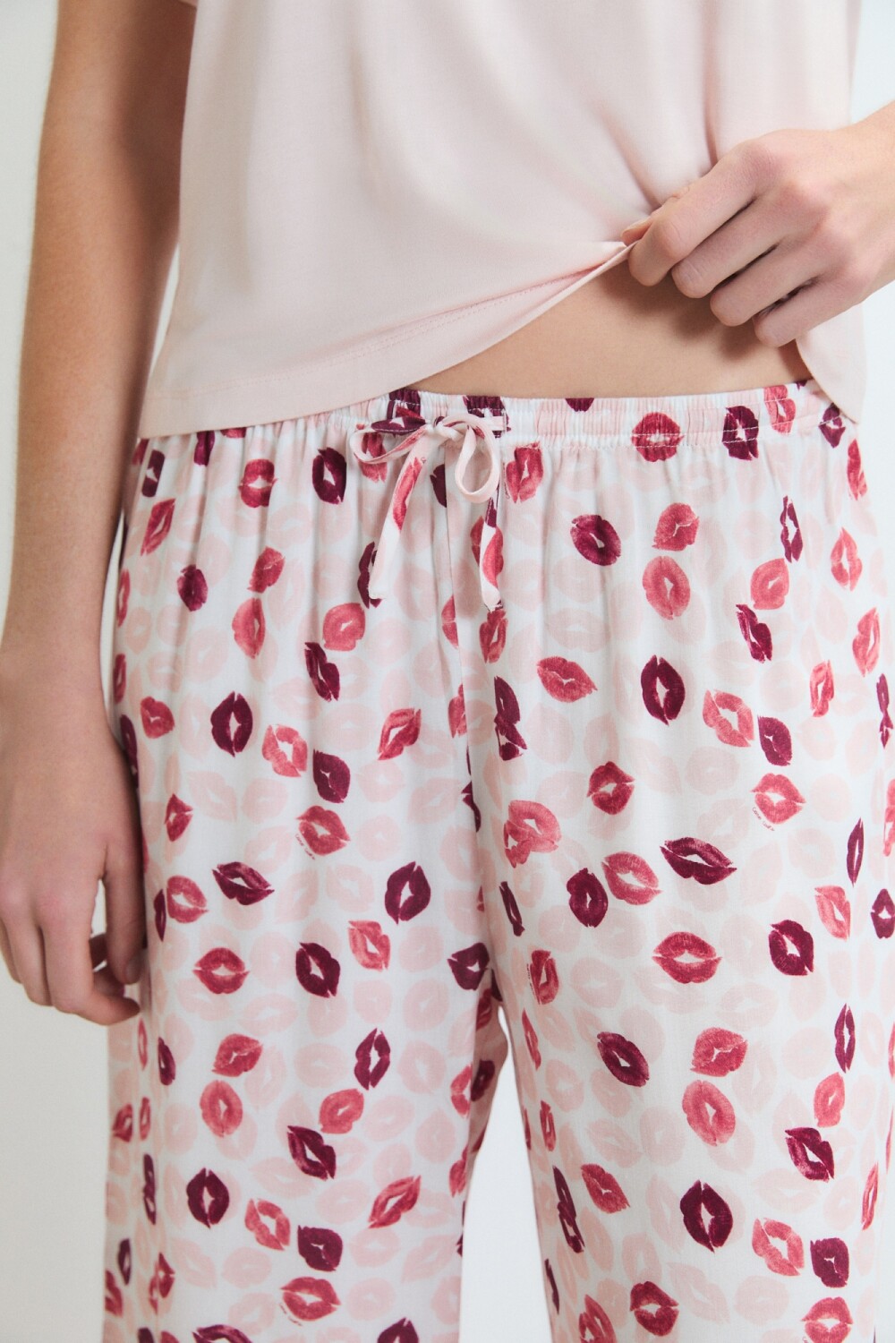 PIJAMA LARGO KISS Rosa