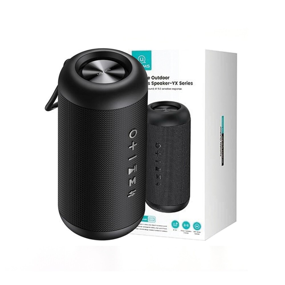 Parlante Bluetooth Usams BT 5.0 Negro PARLANTE BLUETOOTH | BT5.0 / YX SERIES / NEGRO | YX008 | USAMS