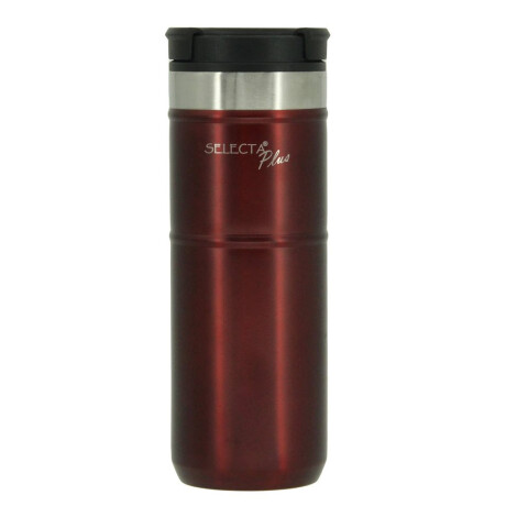 Vaso Viaje Térmico Travel Mug 500Ml Acero Inox Doble Pared Rojo Oscuro