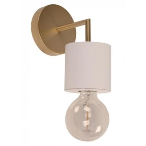 APLIQUE 1L PARED DORADO Y BLANCO E27 APLIQUE 1L PARED DORADO Y BLANCO E27
