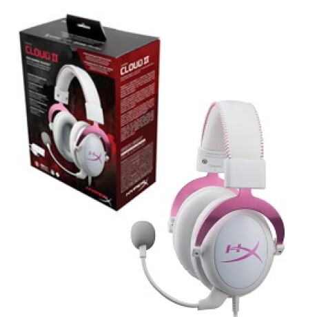 Auriculares Kingston Hyper X Cloud Ii Pro Gaming Rosado 001