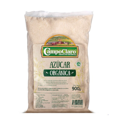 Azúcar orgánica 900g CampoClaro Azucar Mascabo Campoclaro 900g